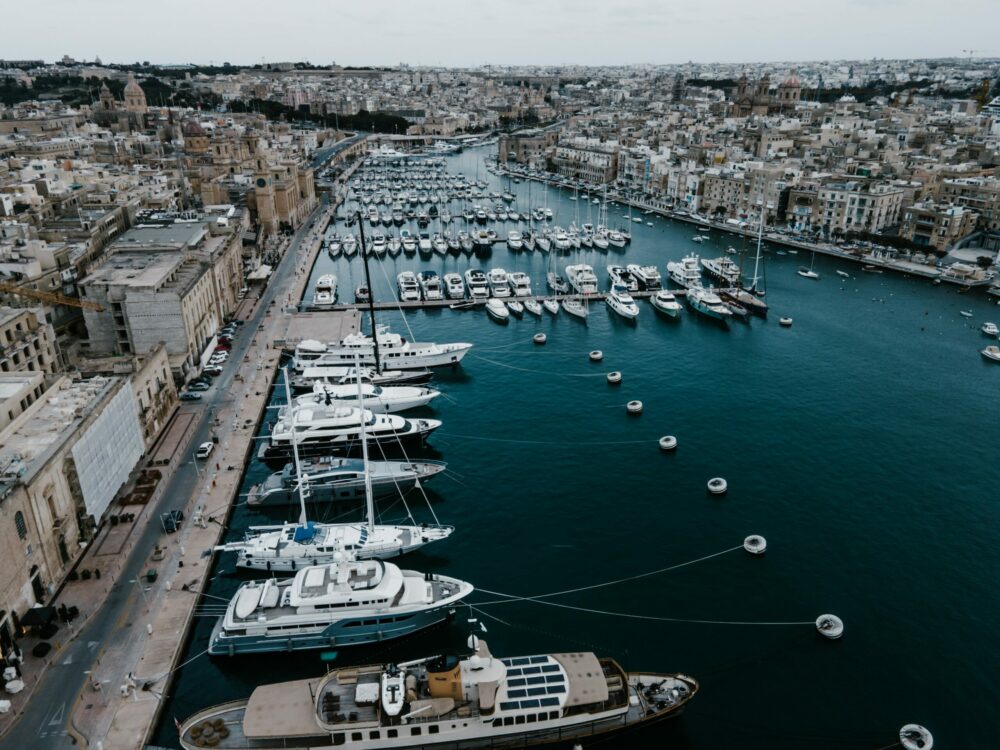 yachts in Birgu