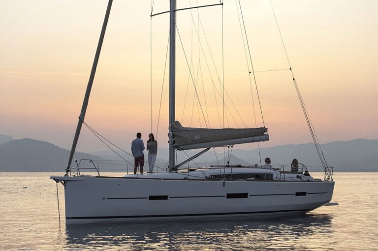 Dufour 460GL - Gerry - Malta Charters - On Anchor