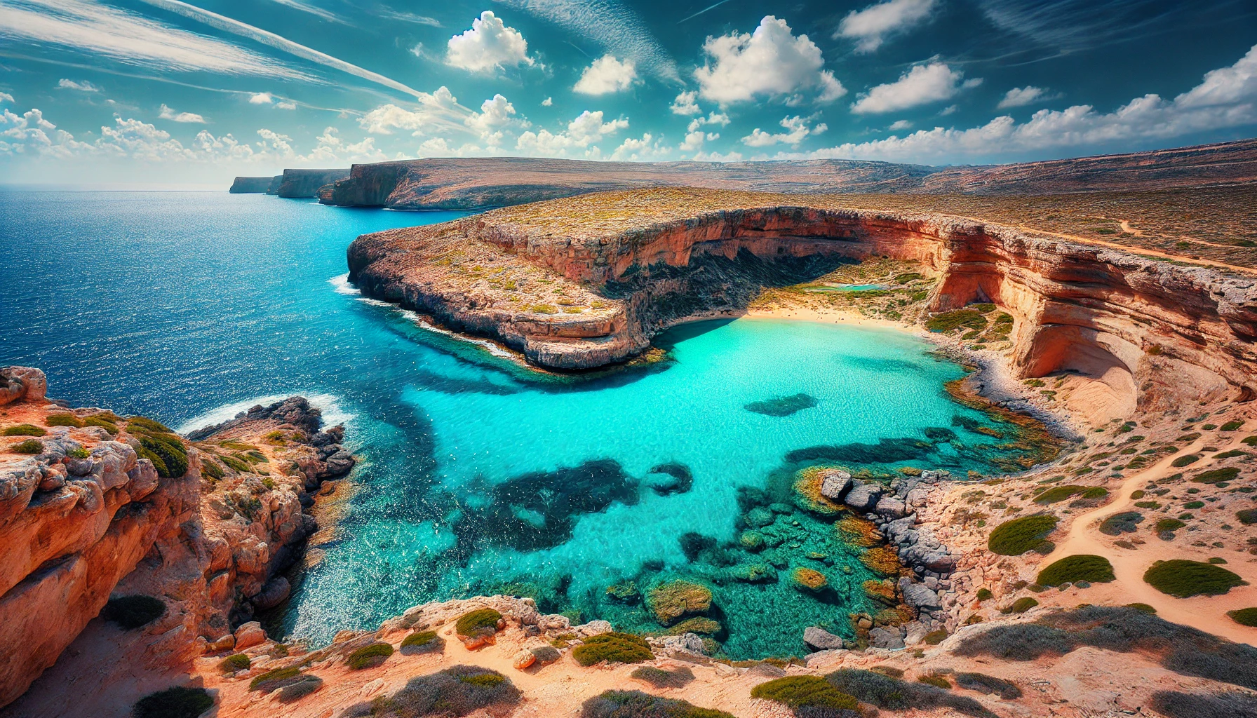 These images highlight the serene and picturesque locations in Malta