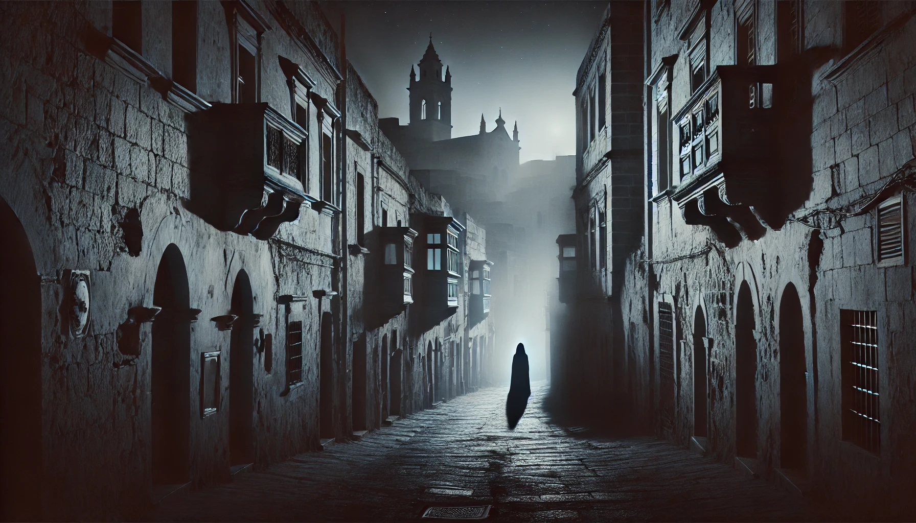 The-haunting-streets-of-Mdina-at-night-shrouded-in-ghostly-mystery